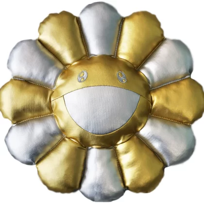 Takashi Murakami Flower Plush 30CM Gold/Silver