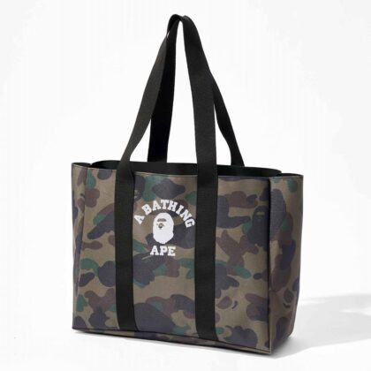 BAPE Canvas Tote Bag 1st Camo Green