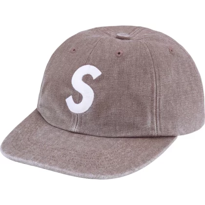 Supreme Pigment S Logo 6-Panel Khaki