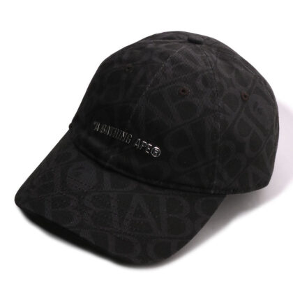 BAPE Sport Monogram Cap Black