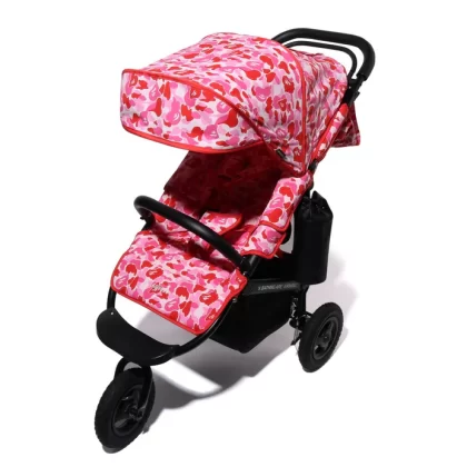 BAPE x Airbuggy ABC Camo Stroller Pink