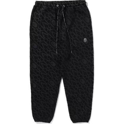 BAPE Sport Monogram Pants Black