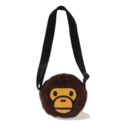 BAPE Baby Milo Boa Shoulder Bag