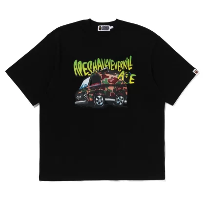 BAPE Car Graphic Tee Black