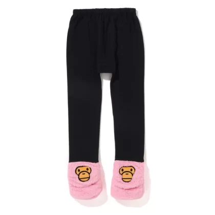 BAPE Baby Milo Boa Leggings Pink