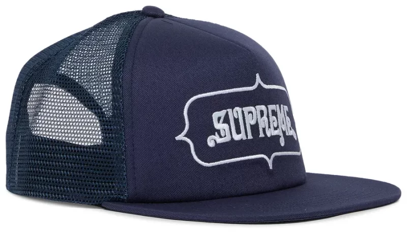 Supreme Highest Mesh Back 5-Panel Blue