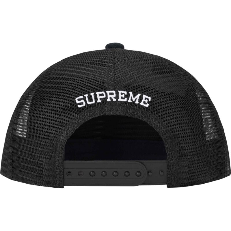 Supreme Terry Mesh Back 5-Panel Black - Imagen 2