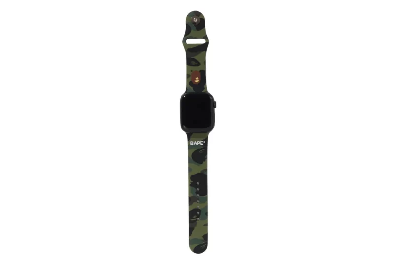 BAPE 1st Camo Green Apple Watch Band - Imagen 4