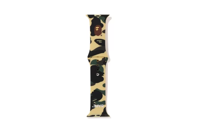 BAPE 1st Camo Yellow Apple Watch Band