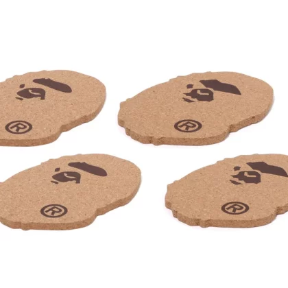 BAPE Ape Head Cork Coaster (Set 4)