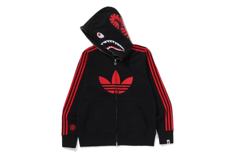 BAPE X ADIDAS Shark Full Zip Hoodie - Imagen 2