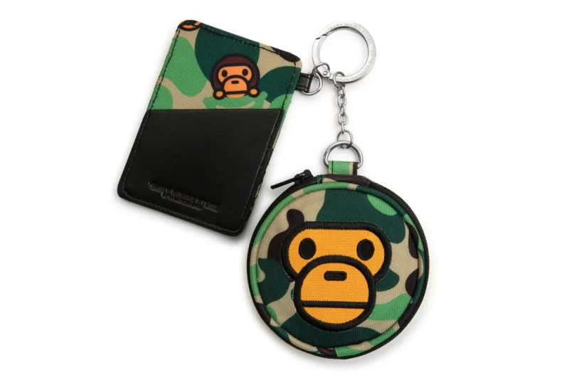 BAPE BABY MILO Cardholder Mirror Keychain