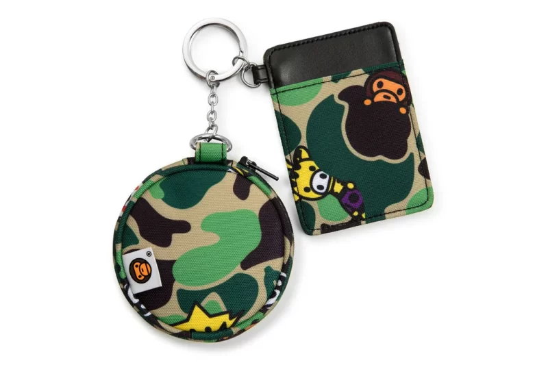 BAPE BABY MILO Cardholder Mirror Keychain - Imagen 2