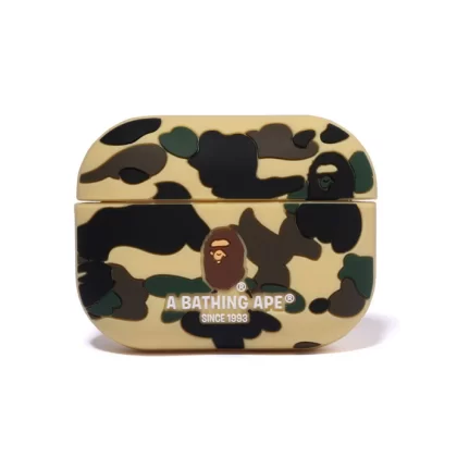 BAPE 1ST Camo Airpods Pro Case Yellow
