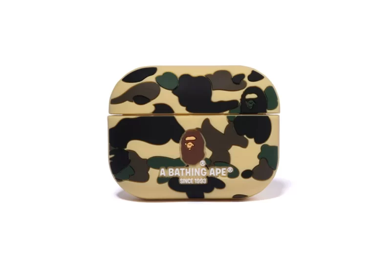 BAPE 1ST Camo Airpods Pro Case Yellow