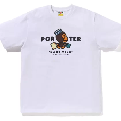 BAPE x Porter Stand Baby Milo Tee