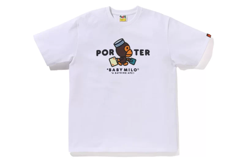 BAPE x Porter Stand Baby Milo Tee