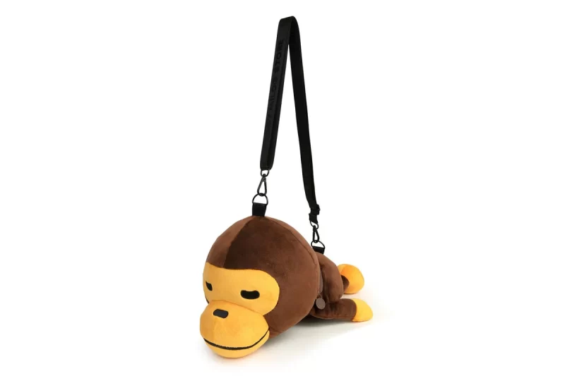 BAPE Baby Milo Plush Doll Cross Bag