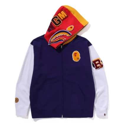 BAPE Shark Full Zip Hoodie United States Patch