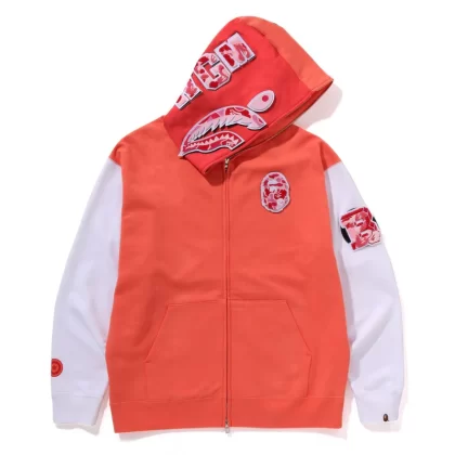 BAPE Shark Full Zip Hoodie Korea Patch