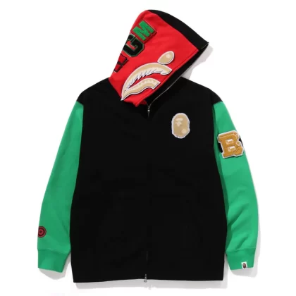 BAPE Shark Full Zip Hoodie United Arab Emirates Patch