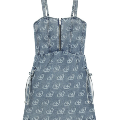 BAPE APEE Patterned Denim Mini Dress