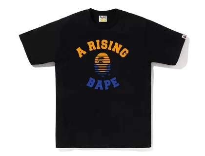 BAPE A Rising Ape Tee Black