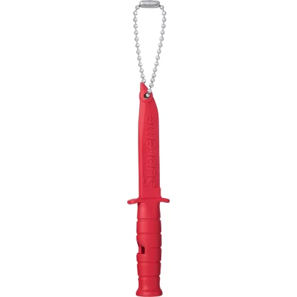 Supreme®/Ka-Bar Emergency Whistle Keychain Red