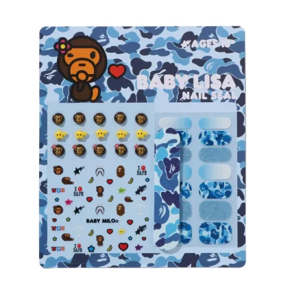 BAPE Baby Lisa Nail Seal Set Blue
