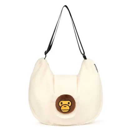 BAPE Baby Milo Faux Fur Large Tote Bag